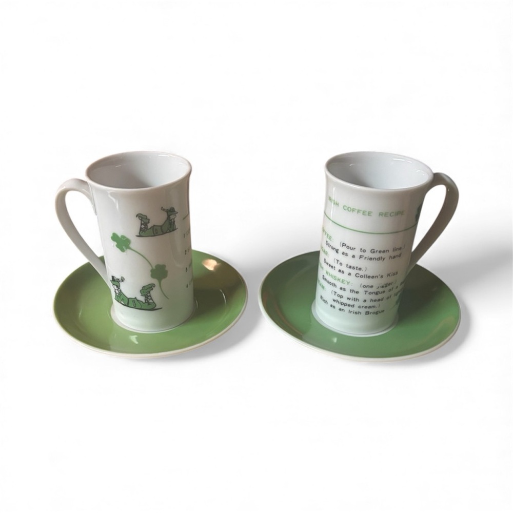 ☘️ Irish Coffee Mug Set Of 2 ☘️